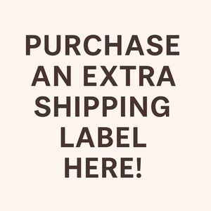 Extra Shipping Label